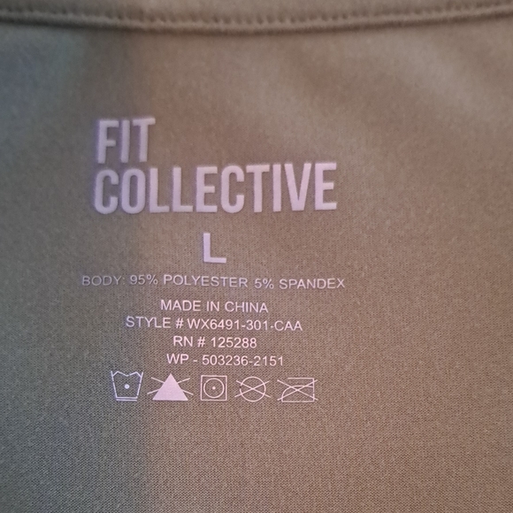 Fit Collective Olive Green Top - Picture 4 of 4